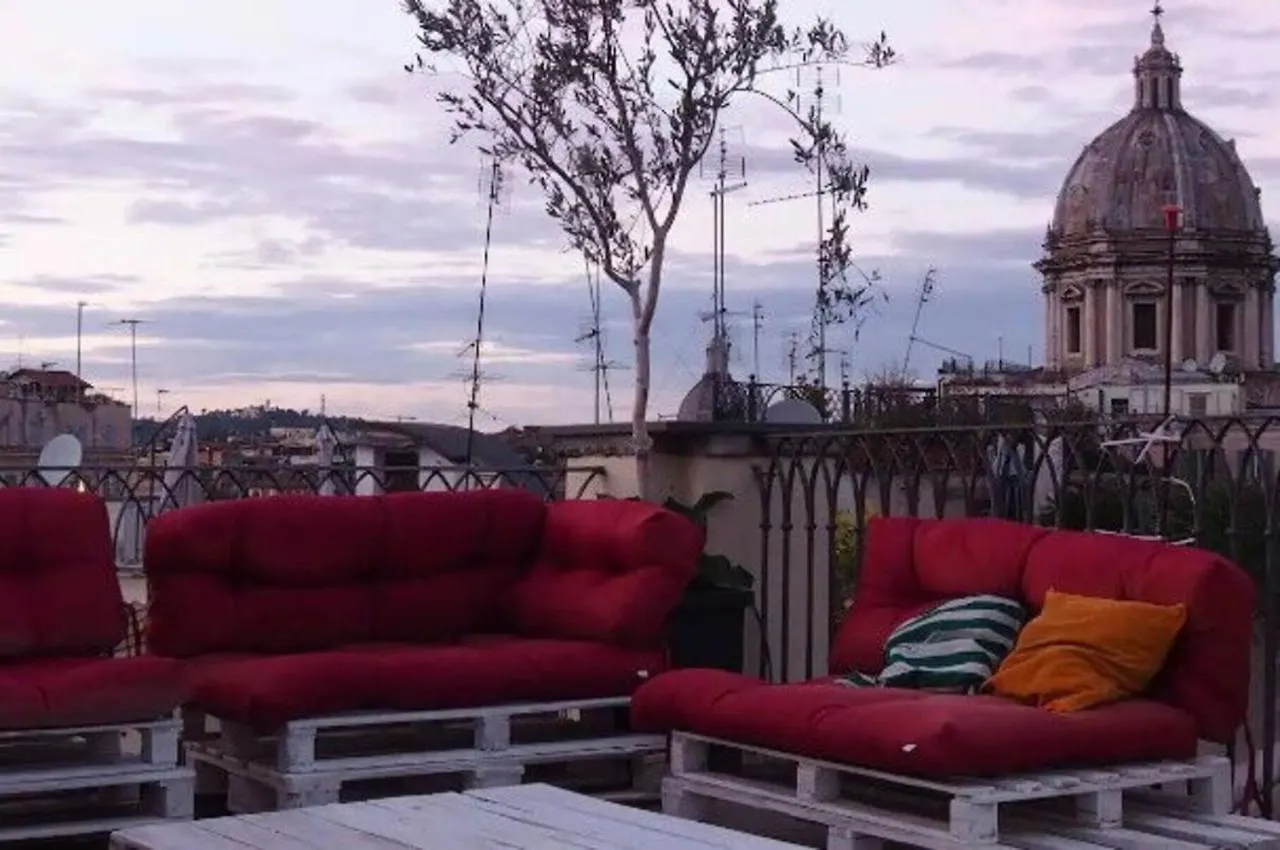 Terrace Apartment On The Monuments Of Rome Italy